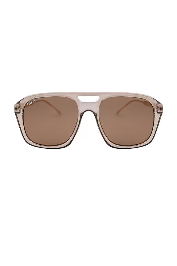 Reina sunglasses / Trans Olive Brown