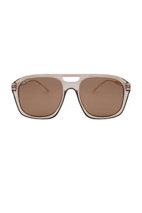 Reina sunglasses / Trans Olive Brown