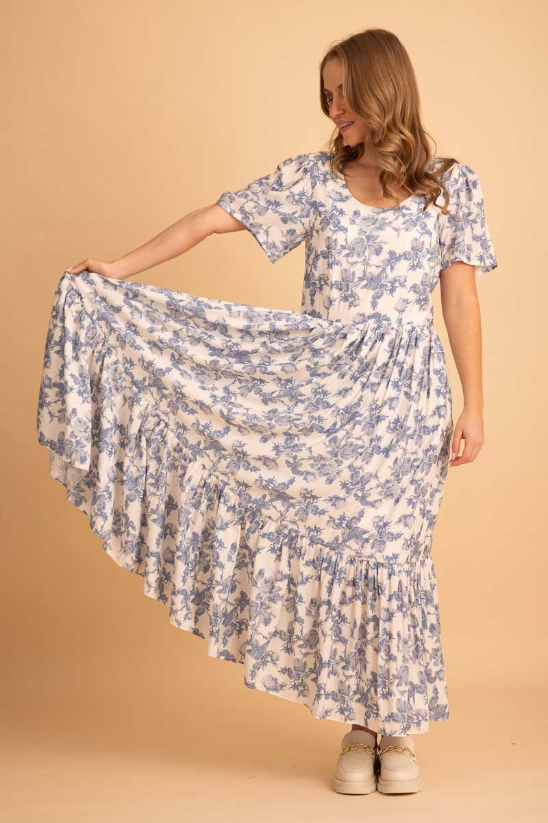 Olivia Maxi - Blue Vintage