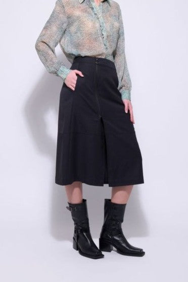 The Hepburn Skirt - Graphite