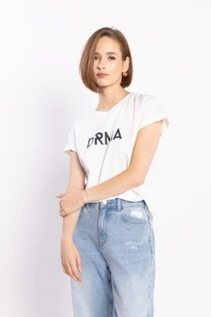 Drma Zoe Tee - White/Black