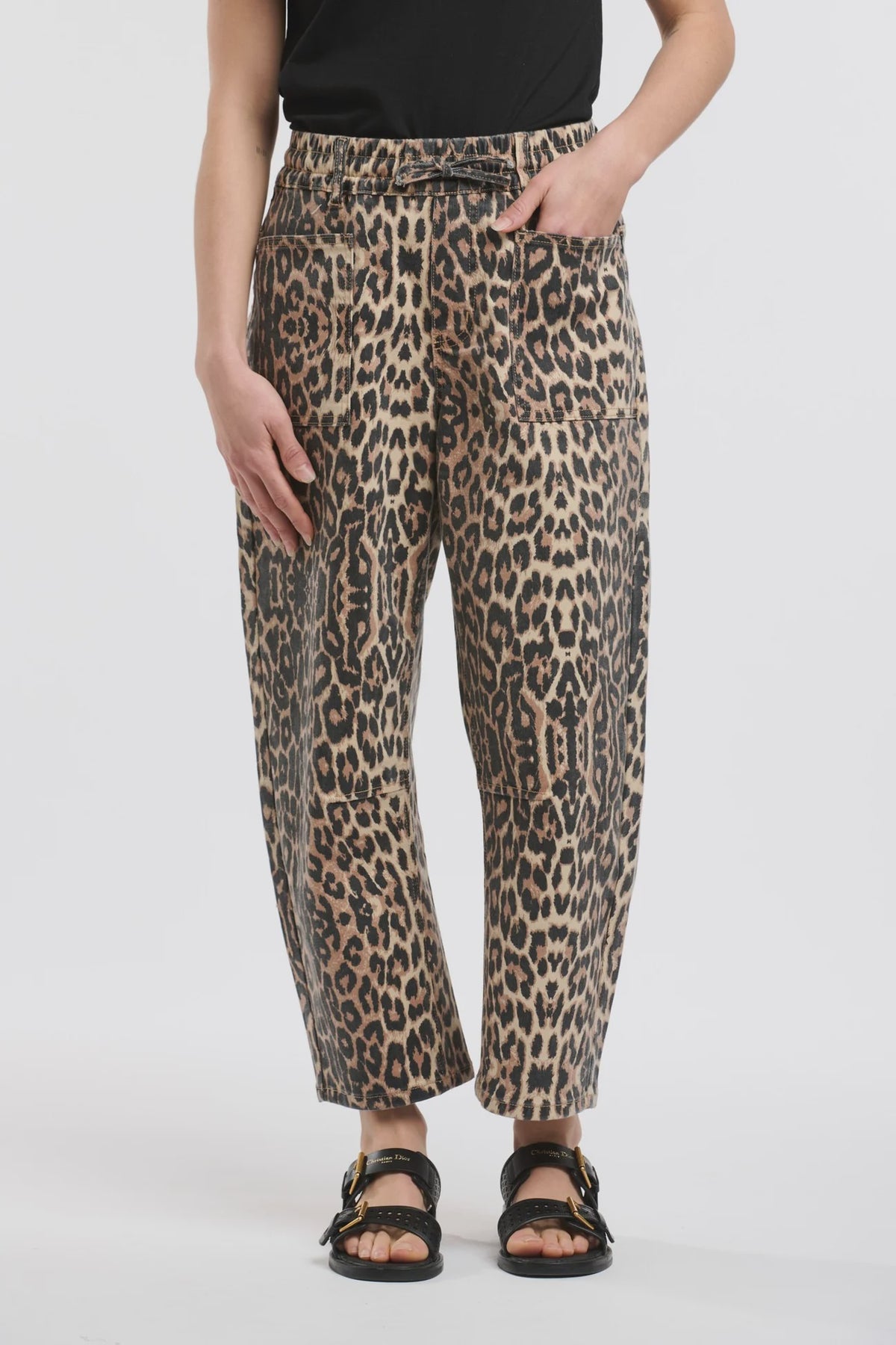 Leo Barrel Jeans - Leopard - Preorder