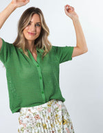 Holly Knit Top - Cress