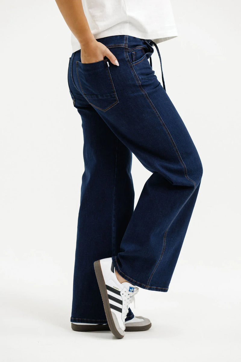 Palazzo Jeans - Indigo Wash