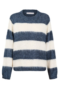 Pallas Stripe Jumper - Navy