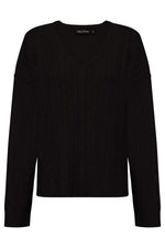 Palmer Cable Knit - Black