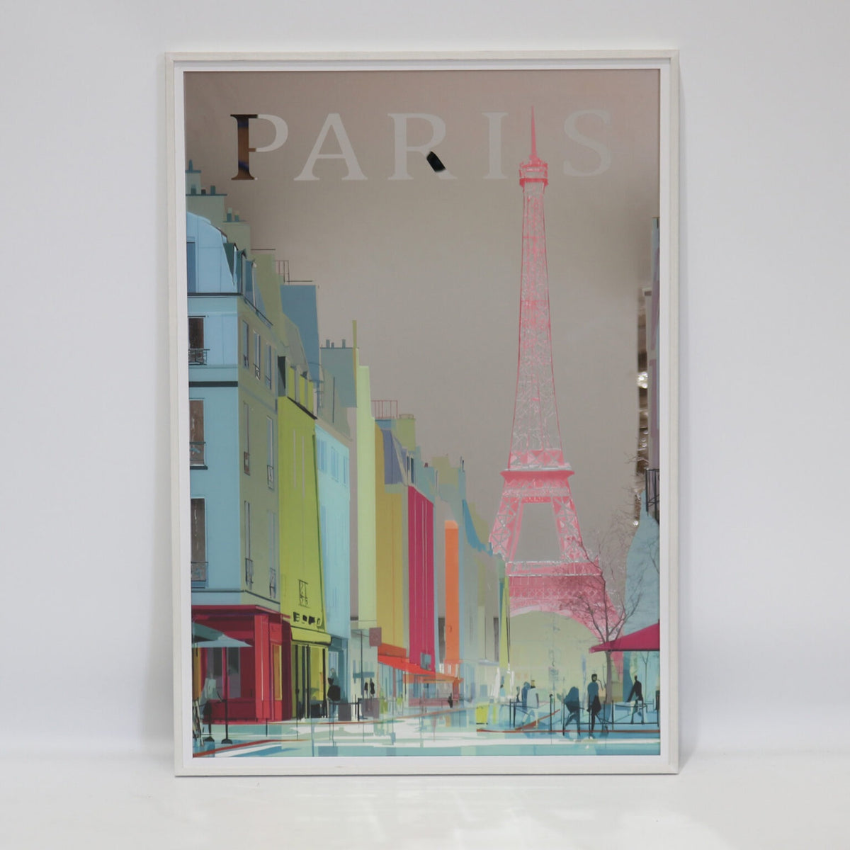 Paris Wall Art Mirror - 70x100cm