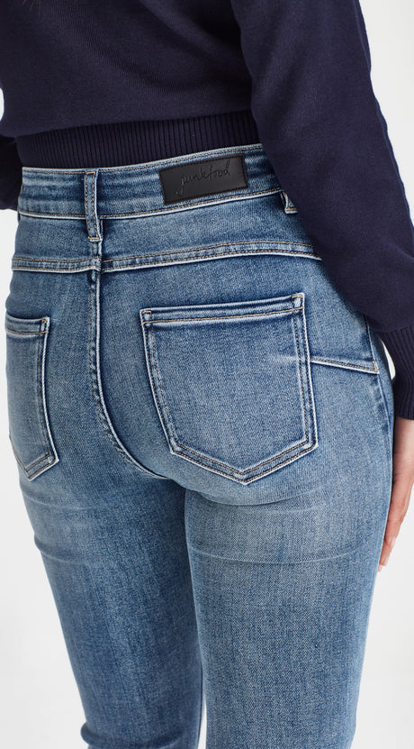 Peachy Push Up Short Stuff Denim Blue