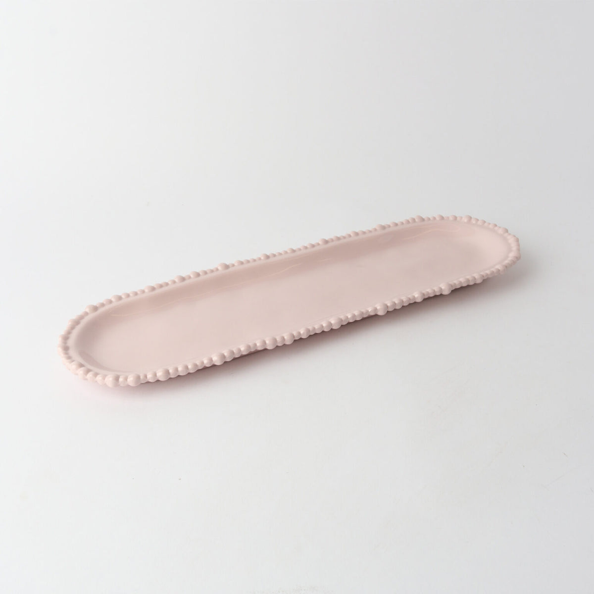 Melamine Pearl Platter 45cm - Pink