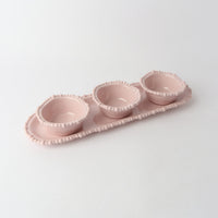 Melamine Pearl Platter 45cm - Pink