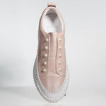 Pearlzie - Pink Pearl/White Smooth Trim