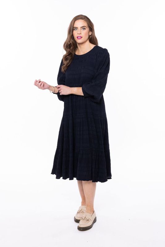 Complete Midi Dress - Navy Carefree