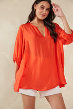 Portofino Relaxed Top - Aperol