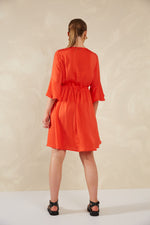 Portofino Tie Dress - Aperol