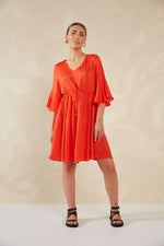 Portofino Tie Dress - Aperol