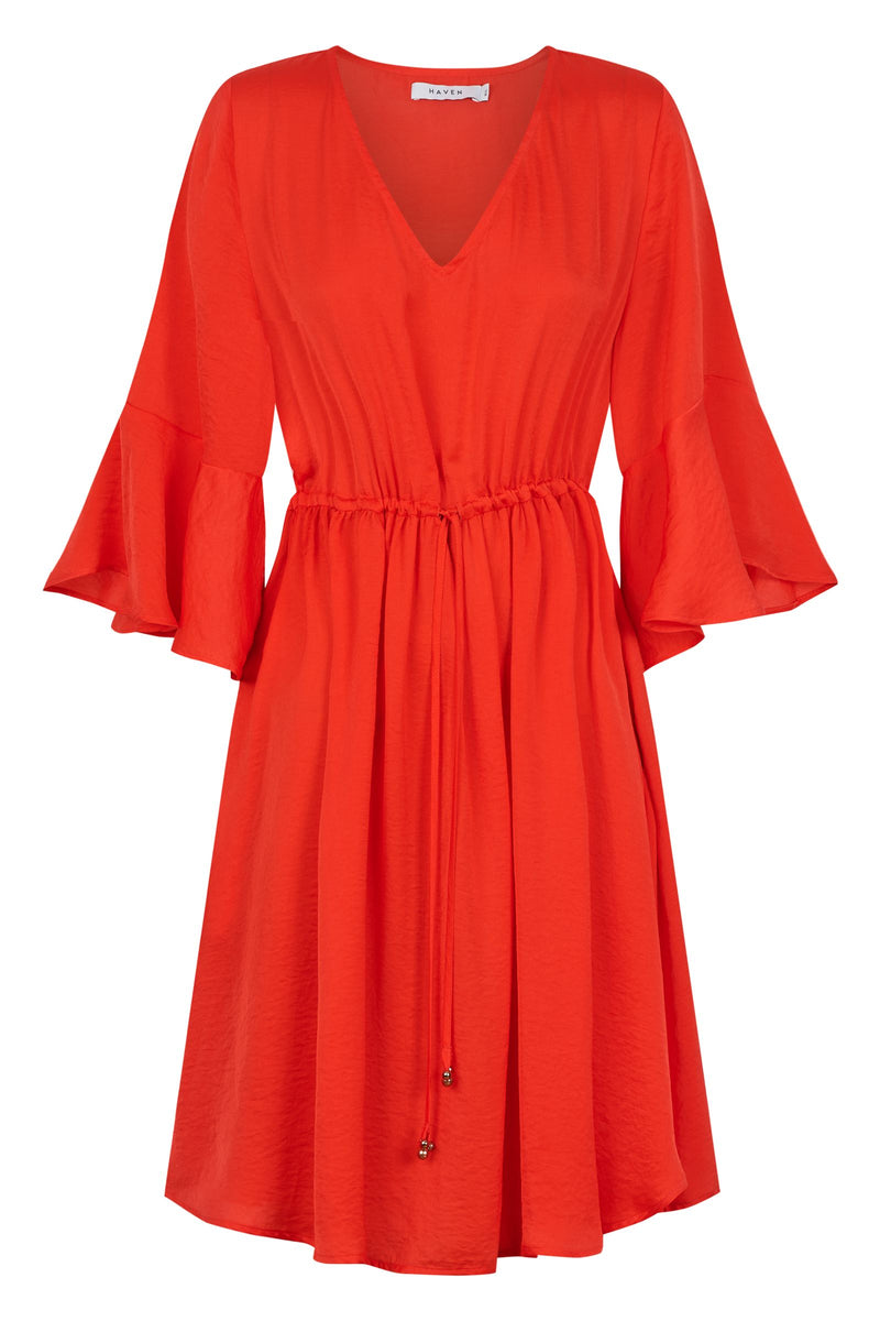 Portofino Tie Dress - Aperol