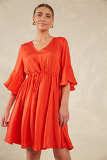 Portofino Tie Dress - Aperol