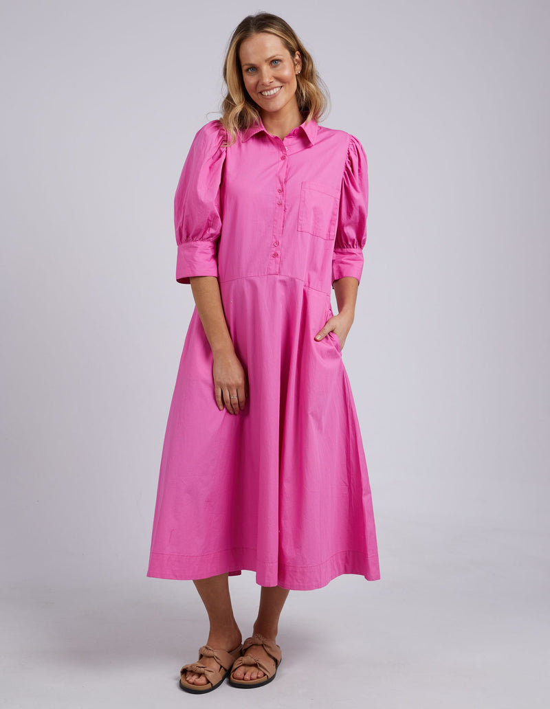 Primrose Dress - Super Pink