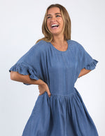 Charlie Chambray Dress - Blue Wash