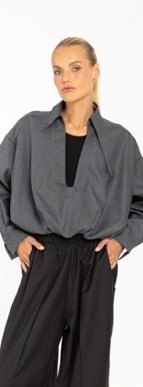Aziel Top - Charcoal