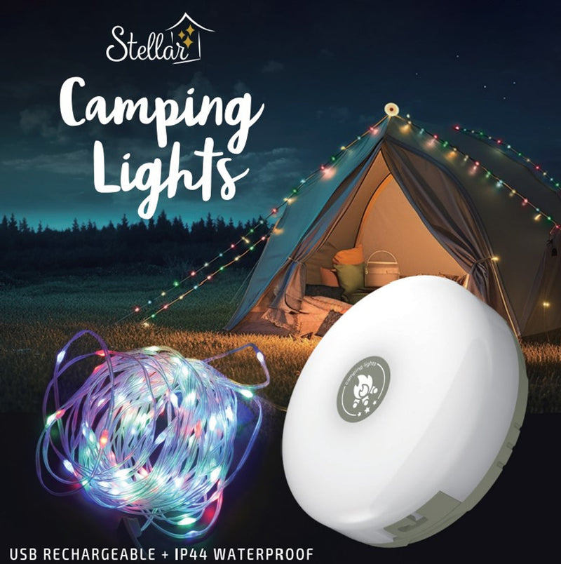 Camping Lights 10m Rainbow