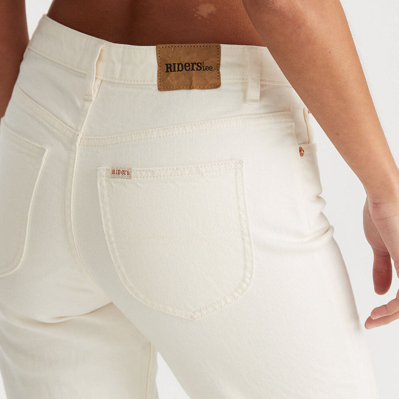 Mid Straight Jean - Bright White