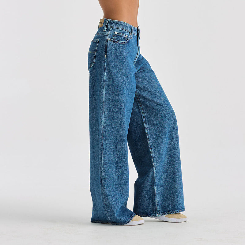 Mid A-Line Relaxed Jean - Blue Horizon