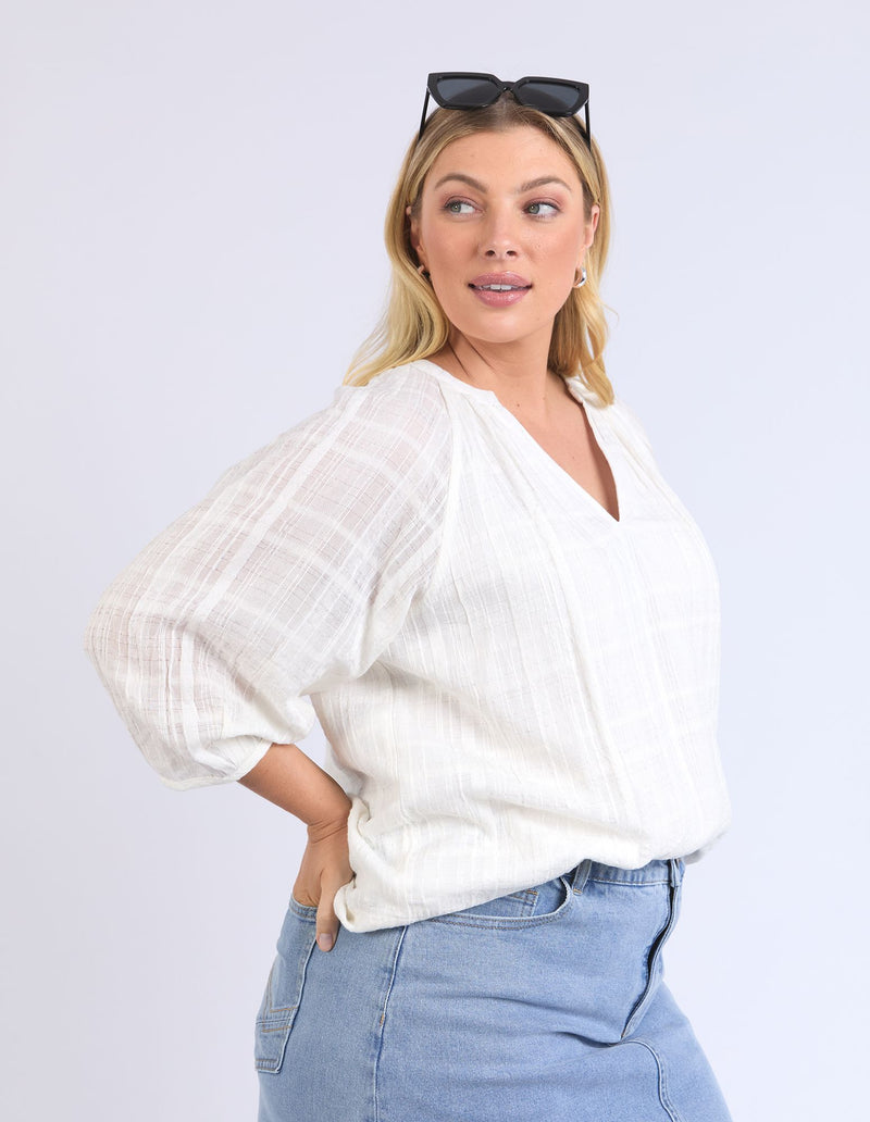 Isabella Blouse - Marshmallow