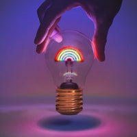 Rainbow Lightbulb Lamp