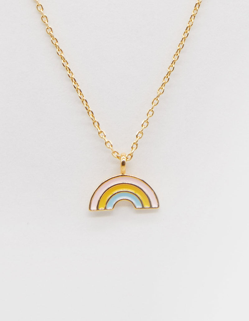 Rainbow Necklace - Gold