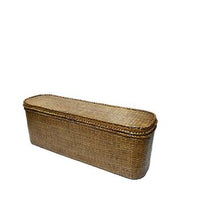 Rattan Bed End - Brown