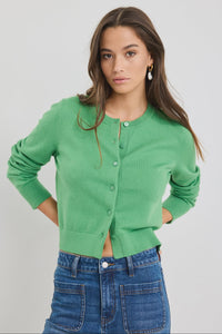 Replica Apple Cotton Cashmere Crewneck Cardigan
