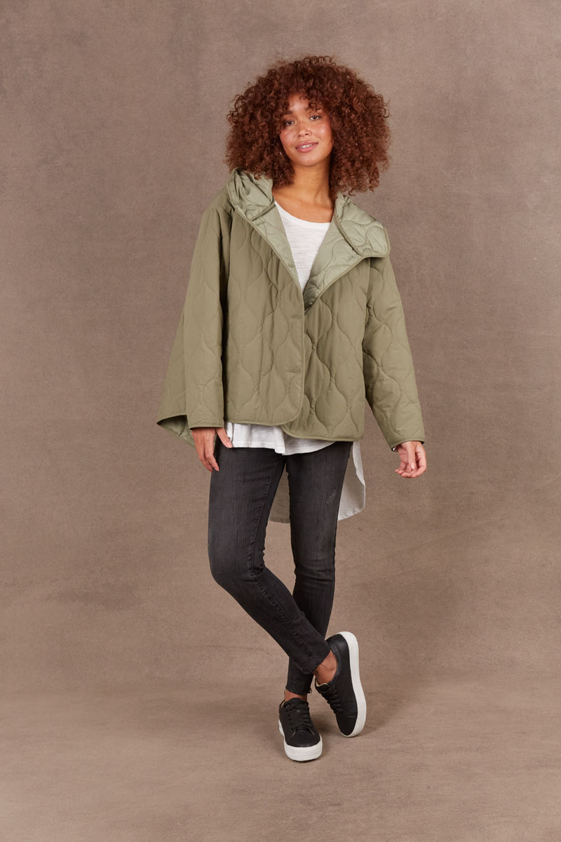 Ribe Hood Jacket - Sage - Preorder