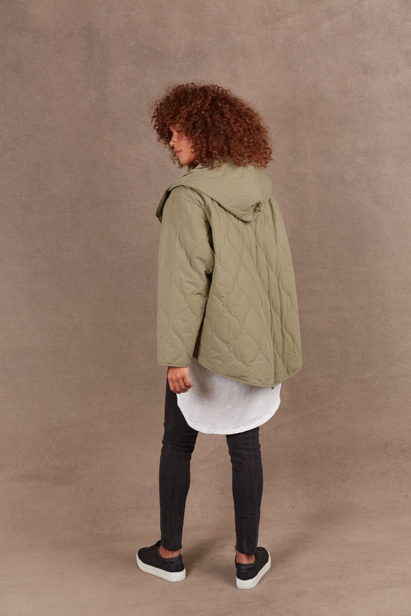 Ribe Hood Jacket - Sage - Preorder