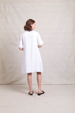 Ric Rac Dress - White