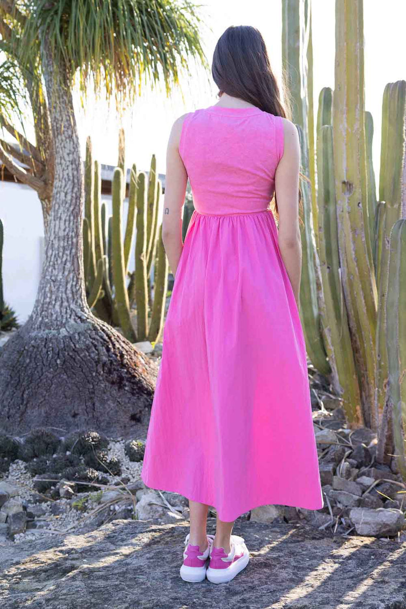 Romeo Maxi Dress - Pink Wash