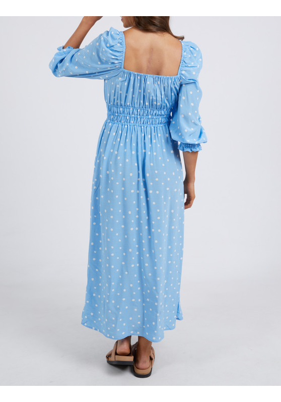 Romy Spot Dress - Azure Blue