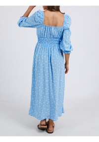 Romy Spot Dress - Azure Blue