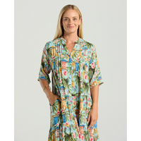 Rosanna Short Tiered Dress - Casa Del Sol Print