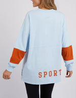 Rugby L/S Tee - Light Blue
