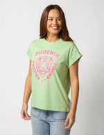 Cuff Tee Pheonix Arizona Tigers - Green