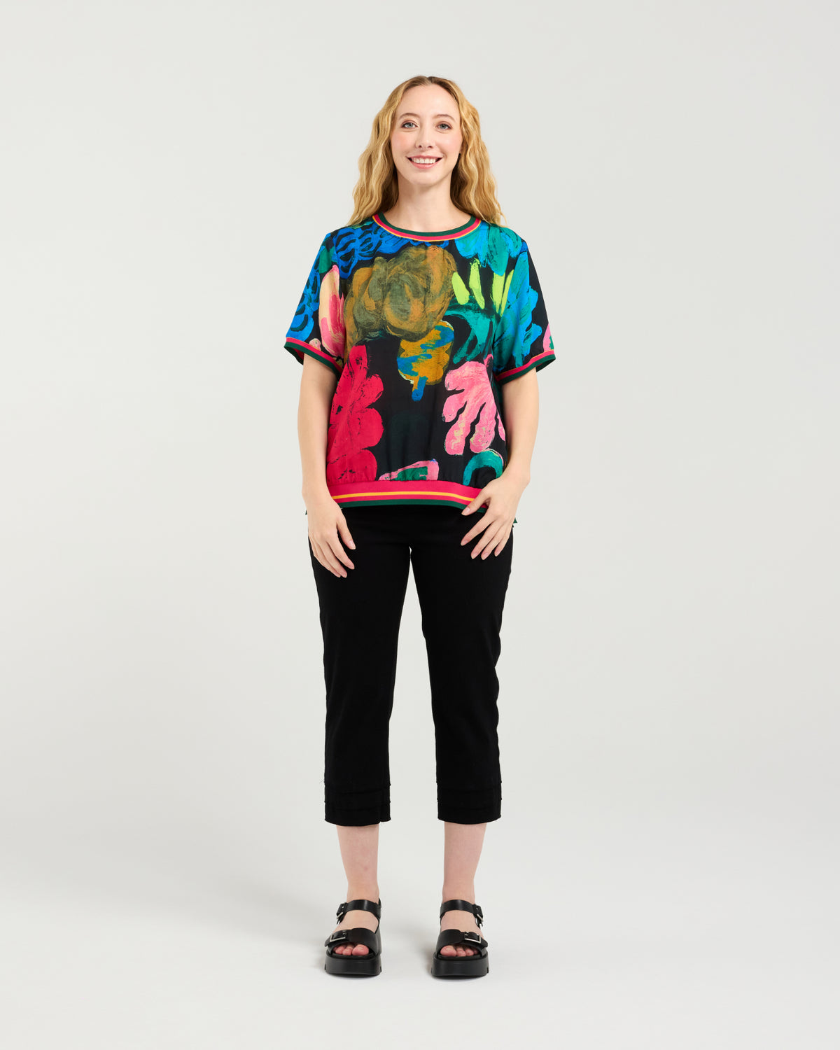 Zoe Top - Midnight Fern