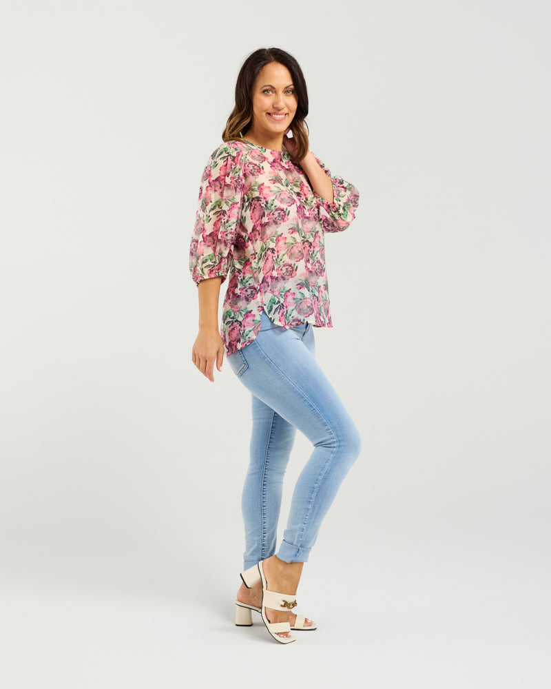 Ariel Top - Rose Garden