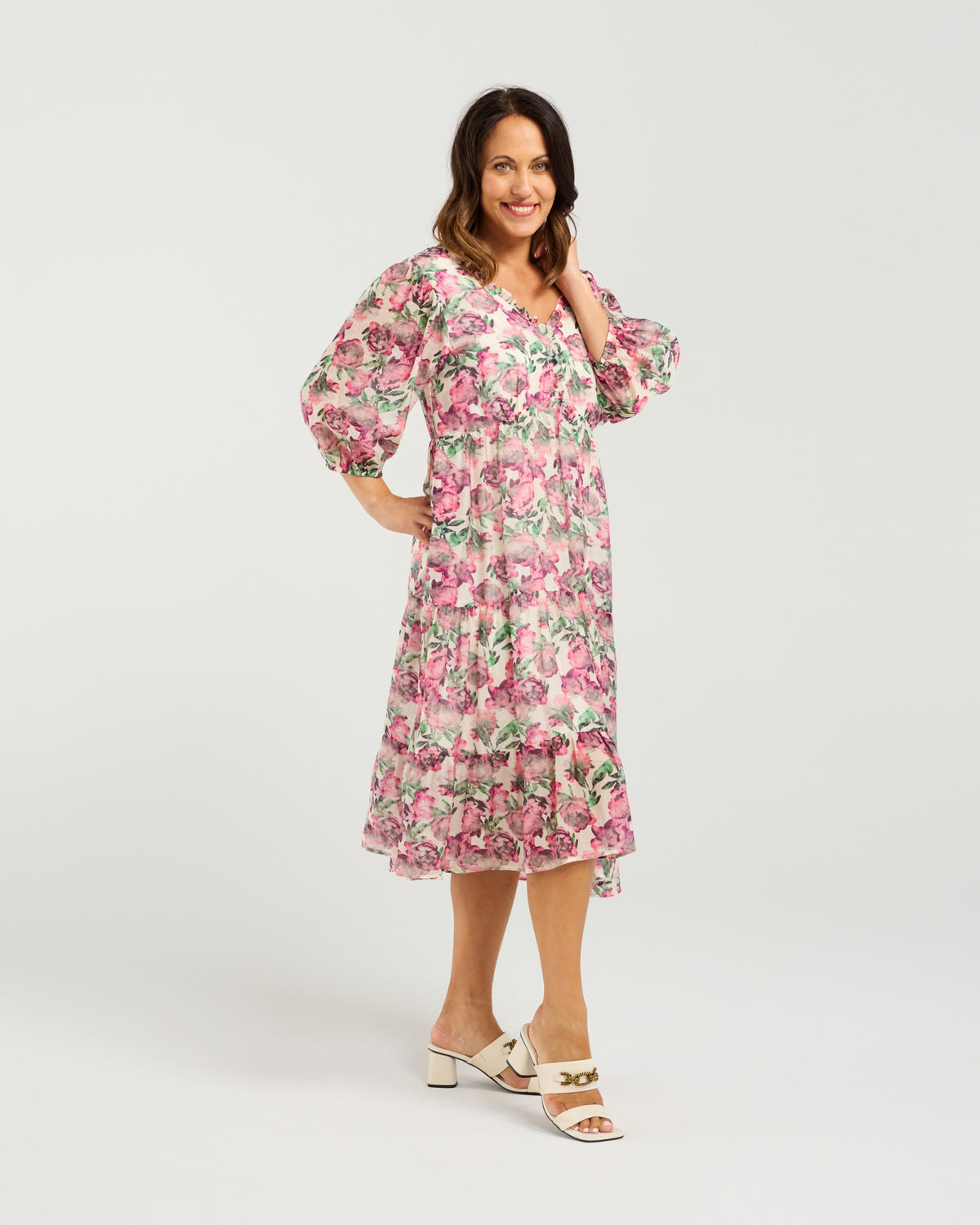 June Dress - Rose Garden
