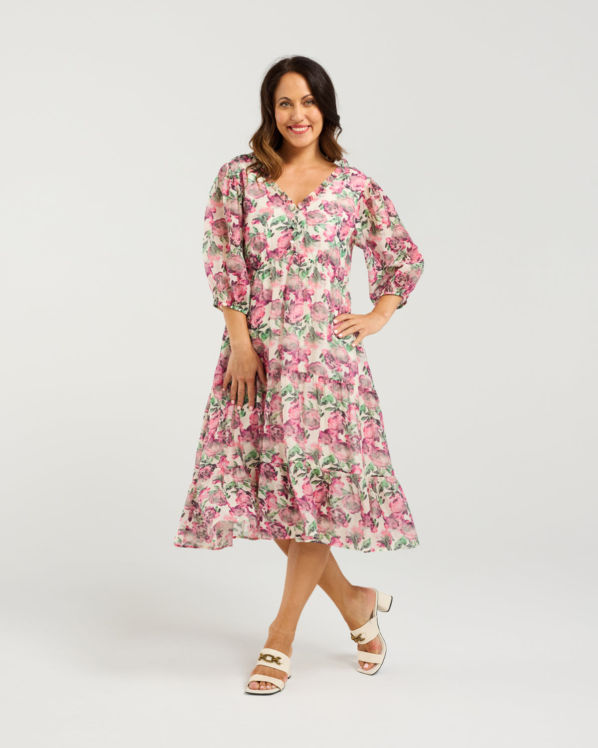 June Dress - Rose Garden