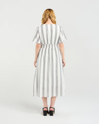 Amara Dress - Pebble Shore