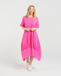 Selena Dress - Hot Pink