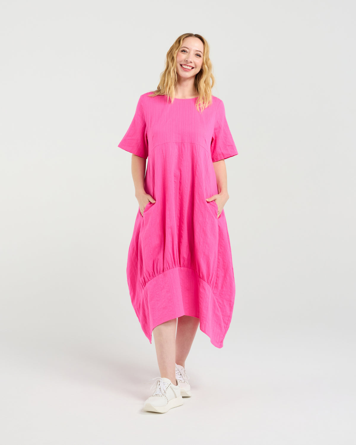 Selena Dress - Hot Pink