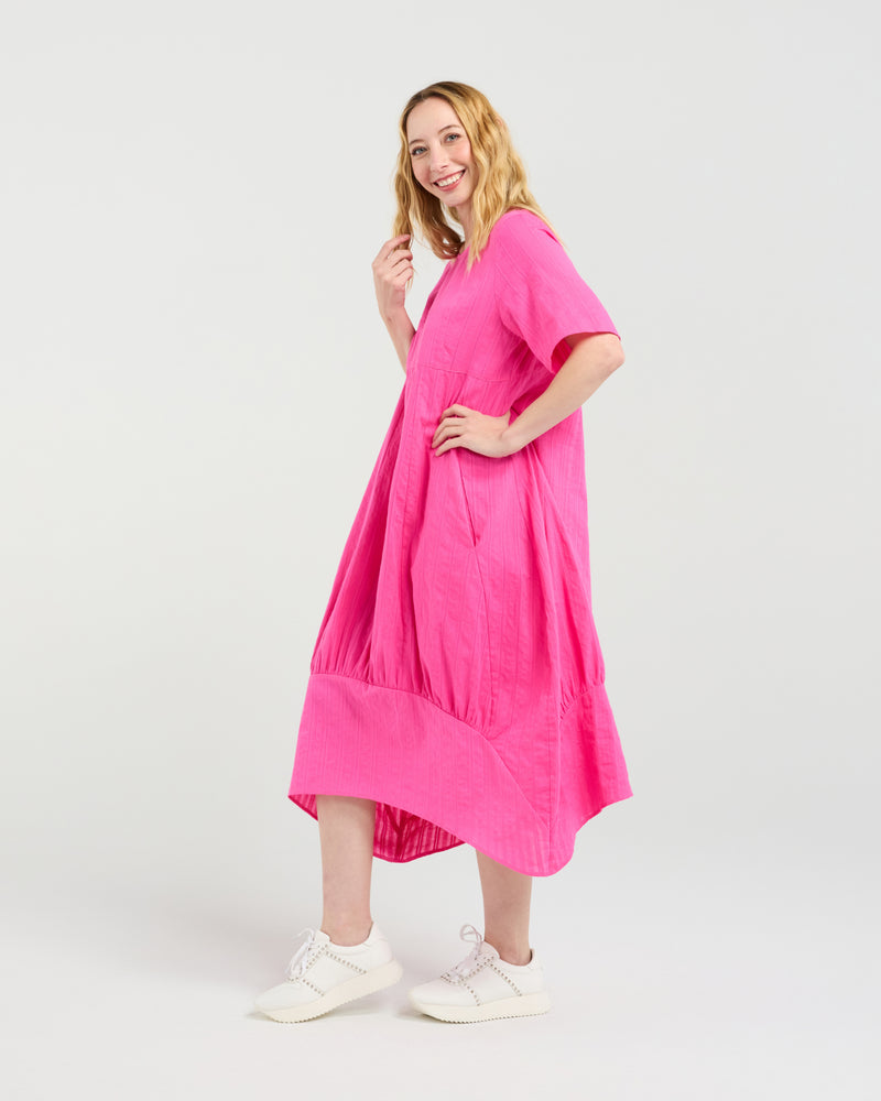 Selena Dress - Hot Pink