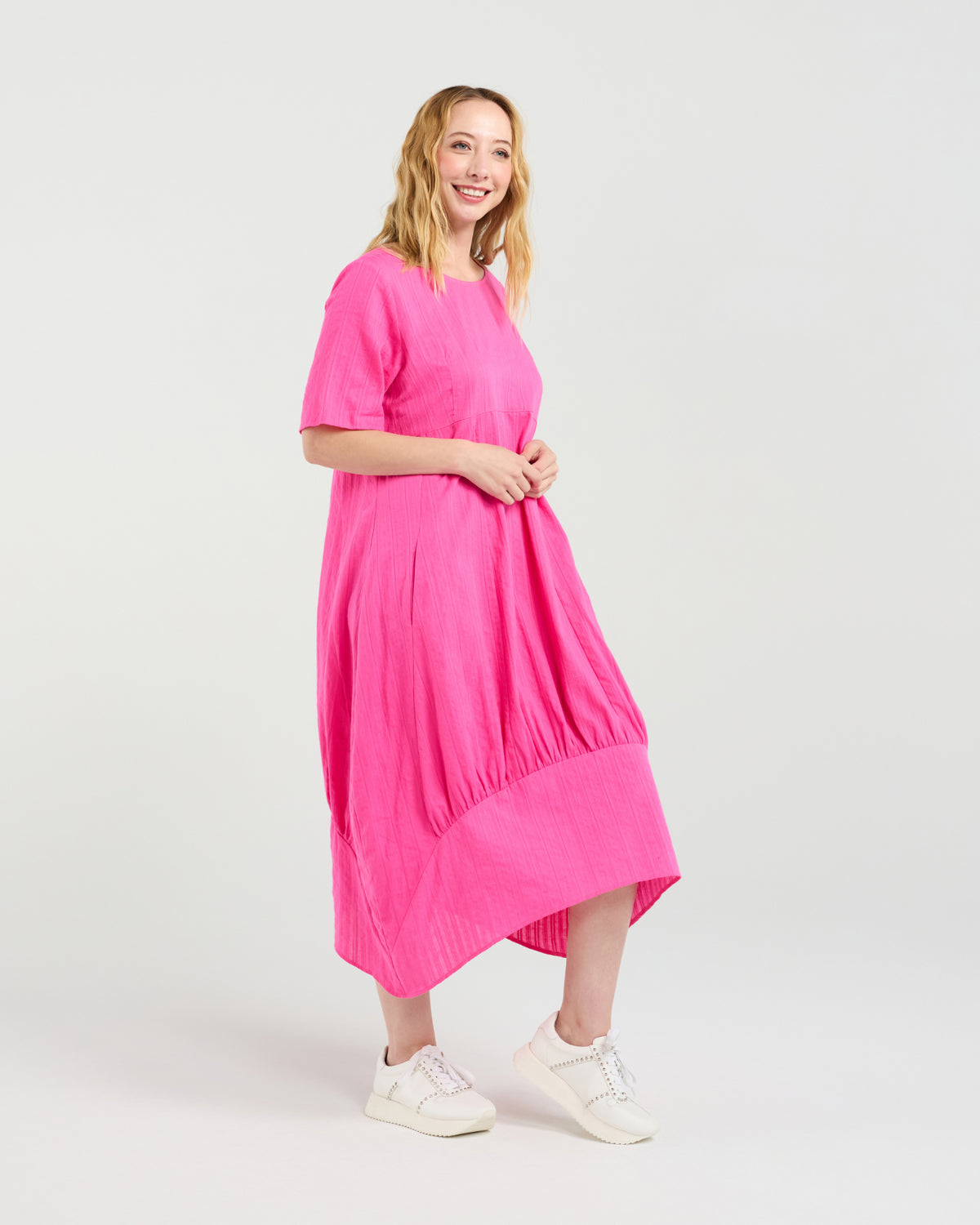Selena Dress - Hot Pink